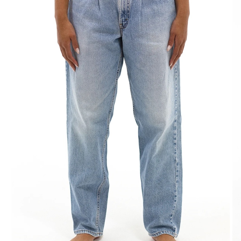 NWT aligrace Cinched Waist Jeans in Vintage Wash